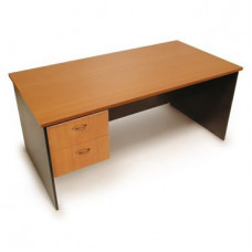 Desk with 2 Drawer Pedestal